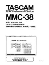 Tascam MMC-38 Le manuel du propriétaire