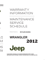 Jeep 2012 Wrangler Maintenance & Service Manual