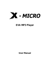 X-Micro XMP3L Manuel utilisateur