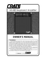 Crate Amplifiers KX-80 Manuel utilisateur