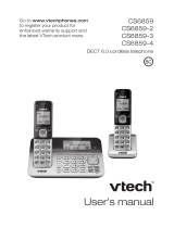 VTech CS6859-2 Manuel utilisateur