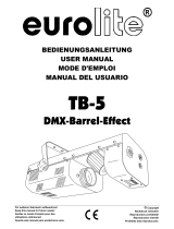 EuroLite TB-5 DMX-Barrel-Effect Manuel utilisateur