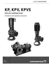 Grundfos KPV Installation And Operating Instructions Manual