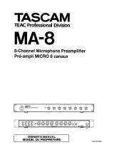 Tascam MA-8 Le manuel du propriétaire