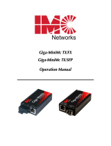 IMC Networks Giga-MiniMc Manuel utilisateur
