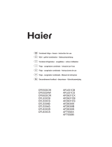 Haier AFD631CX -  2 Manuel utilisateur