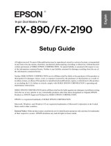 Epson FX-890 Le manuel du propriétaire