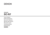 Denon SC-N7 Le manuel du propriétaire