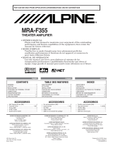 Alpine MRA-355 Le manuel du propriétaire