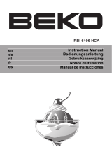 Beko RBI 6106 HCA Le manuel du propriétaire