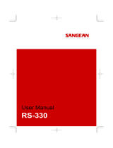 Sangean RS-330 Le manuel du propriétaire
