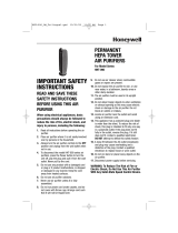 Honeywell HHT090 - HEPAClean Tower Air Purifier Manuel utilisateur