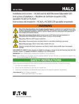 Halo HL36A Installation Instructions Manual