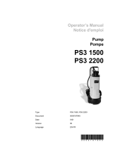 Wacker Neuson PS31500 Manuel utilisateur