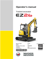 Wacker Neuson EZ26 Manuel utilisateur