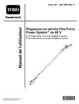 Toro Flex-Force Power System 60V Pole Saw Manuel utilisateur