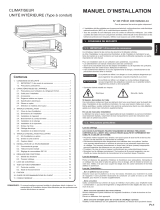 Fujitsu ARU36RGLX Guide d'installation