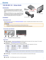 Extron 12G HD-SDI 101 Manuel utilisateur