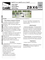 CAME Z Series Manuel utilisateur