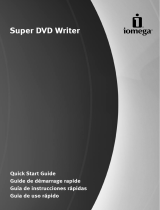 Iomega SUPER DVD WRITER 12X DUAL-FORMAT USB 2.0 EXTERNE Le manuel du propriétaire