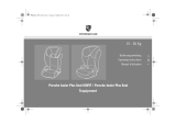 Porsche Junior Plus Seat Operating Instructions Manual