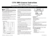 CFM 1000 230V Mode d'emploi