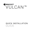 ROCCAT Vulcan TKL Guide d'installation rapide