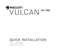 ROCCAT Vulcan TKL Pro Guide d'installation rapide