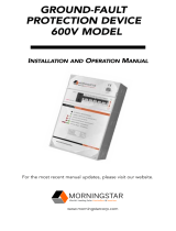 Morningstar GFPD-600V Manuel utilisateur