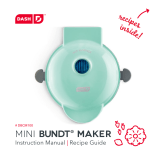 Dash Mini Bundt Cake Maker Le manuel du propriétaire