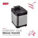 Dash Everyday 1.5 LB Bread Maker Le manuel du propriétaire