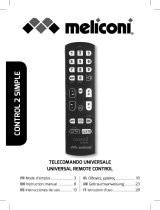 MELICONI Control 2 SIMPLE Le manuel du propriétaire