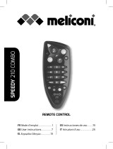 MELICONI Speedy 210 combo RC Le manuel du propriétaire