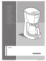 Siemens TC3A0103 COFFEE MAKER Le manuel du propriétaire