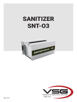 Rotary Sanitizer SNT-O3 Le manuel du propriétaire