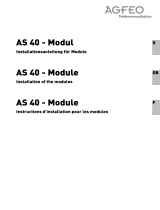 AGFEO AS 40 - Modul Guide d'installation