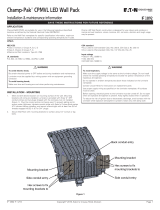 Eaton Champ-Pak WPMV5L Installation & Maintenance Information