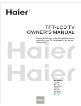 Haier HL32P1 Le manuel du propriétaire
