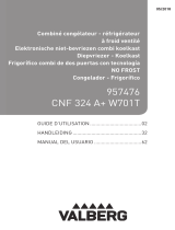 Valberg CNF 324 A+ W701T Le manuel du propriétaire