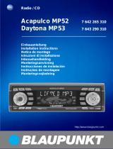 Blaupunkt Acapulco MP52 Le manuel du propriétaire