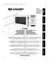 Sharp R-33ST Le manuel du propriétaire