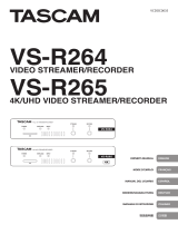 Tascam VS-R265 Le manuel du propriétaire