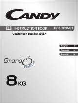 Candy GCC 781NBT Le manuel du propriétaire