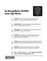 HP STORAGEWORKS ESL9000 TAPE LIBRARY Le manuel du propriétaire