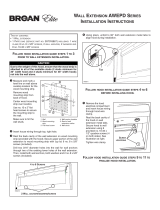 Broan  AWEPD36SS  Guide d'installation
