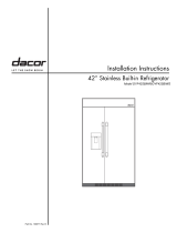 Dacor  DYF42SBIWR  Guide d'installation