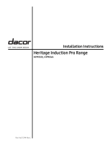 Dacor HIPR36S Guide d'installation