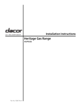 Dacor HGPR30S/NG Guide d'installation