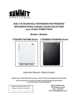 Summit CT663BKBIADA Le manuel du propriétaire