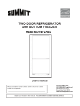 Summit FFBF279SSIMLHD Le manuel du propriétaire